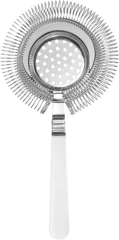 uxcell Cocktail Strainer, 1pcs - Stainless Steel Bar Strainer for Drinks, Bar Tool for Bartender (Silver, 210mm) in Saudi Arabia