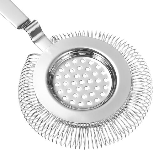 uxcell Cocktail Strainer, 1pcs - Stainless Steel Bar Strainer for Drinks, Bar Tool for Bartender (Silver, 210mm) in Saudi Arabia