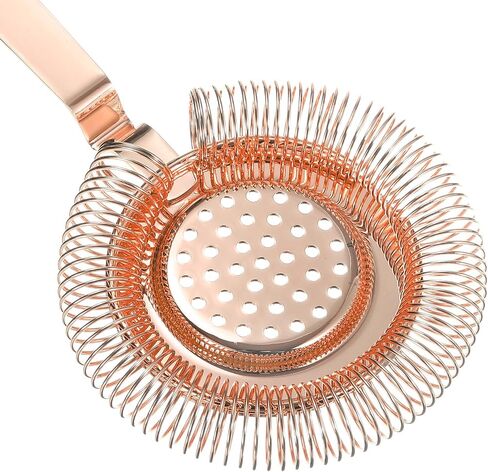 uxcell Cocktail Strainer, 1pcs - Stainless Steel Bar Strainer for Drinks, Bar Tool for Bartender (Silver, 210mm) in Saudi Arabia