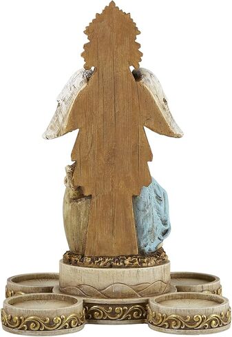 Sculpted Resin Advent and Christmas Candle Holder, 1-Piece, Holy Family Cross in Kuwait