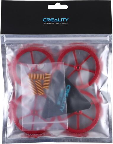 صواميل التسوية المعدنية ونوابض القالب من Creality، مجموعة صواميل ملتوية يدوية حمراء مطورة لـ Ender 3/3 Pro/3 V2/3 Max، Ender 5/5 Plus/ 5 Pro، CR 10 Series 3D Printer 3D Printer Kit لمستوى البقاء في السرير (4 قطع) ) in Kuwait