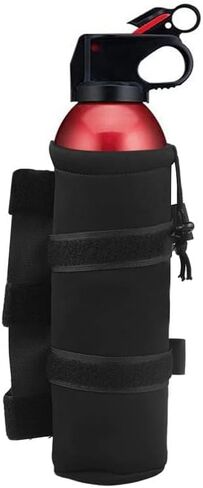 Winunite 1 قطعة شريط لف أسود 2.5 رطل حقيبة حامل طفاية الحريق متوافقة مع جيب رانجلر سيارة شاحنة 4x4 UTV طفاية السيارة حزام جبل قوس حزام in Kuwait