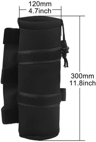 Winunite 1 قطعة شريط لف أسود 2.5 رطل حقيبة حامل طفاية الحريق متوافقة مع جيب رانجلر سيارة شاحنة 4x4 UTV طفاية السيارة حزام جبل قوس حزام in Kuwait