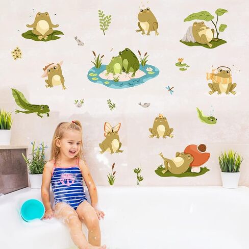 Cute Little Yellow Duck Wall Stickers Peel & Stick Little Yellow Duck and Bubbles Wall Stickers Set DIY Removable Summer Wall Decal Stickers Kids Room Playroom Bathroom Decor in Saudi Arabia