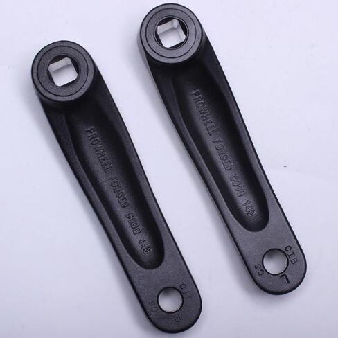 Ebike Square Hole Crank Arm,127MM/140MM/152MM/160MM/165MM/170MM/175MM Forged Alloy 6061 Universal Bike Crank Arm for Ebike,Mid Mounted Motor,Torque,MTB,City Bike,Folding Bike in Saudi Arabia