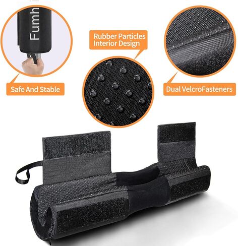 Barbell Pad for Squat, Hip Thrust - Perfect for Gym Workout Smith Machine Thruster Weightlifting - Relieves Neck and Shoulder Pain - Thick Foam Cushion in Saudi Arabia