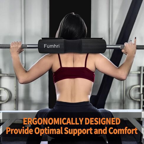 Barbell Pad for Squat, Hip Thrust - Perfect for Gym Workout Smith Machine Thruster Weightlifting - Relieves Neck and Shoulder Pain - Thick Foam Cushion in Saudi Arabia