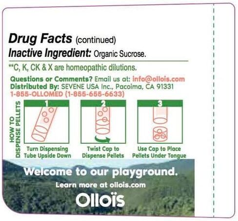 OLLOIS Lachesis Mutus 30c, Organic, Lactose Free, Vegan, Homeopathic Medicine, 80 Pellets (Pack of 5) in Saudi Arabia