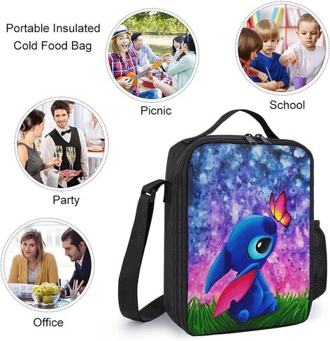 3pcs Kids Backpack Cartoon Backpack With Lunch Bag Pencil Box Set Boys Girls Computer Leisure Bag (3B2) in Saudi Arabia