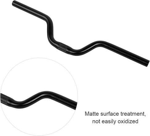 Mountain Bike Road Bike Handlebar, 25.4 * 520mm Aluminum Alloy Cycling Sports Riser Bar, Mountain Bike BMX Accssory (Silver) in Saudi Arabia
