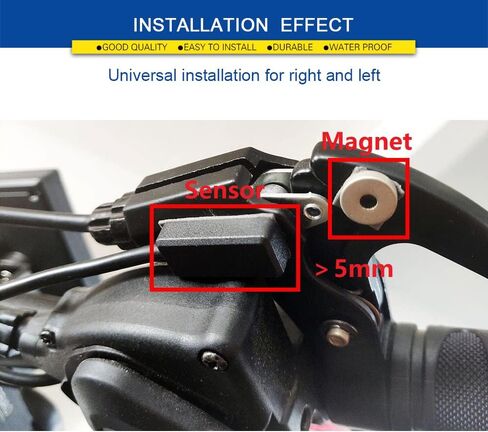 Ebike Brake Sensor MS-BK-2R for Electric Bicycles Hydraulic Cut Off Power Brake System 3 PIN Waterproof Connector Plug Ebike Kits in Saudi Arabia