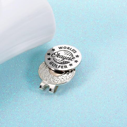 Appreciation Coworker Coach Golf Ball Marker Hat Clip Gift for Men Colleague Novelty Golf Gift for Golfer Boss Golf Lovers Christmas Birthday Thanksgiving for Office Friends Partner Golfing Tool in Saudi Arabia