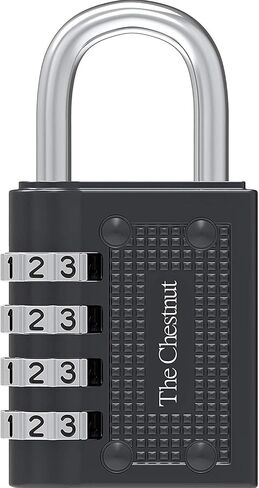 Padlocks 4 Combination - Outdoor Weatherproof Combination Padlock - Keyless Resettable Combo - for Luggage, Travel, Door, School, Gym, Sports, Toolbox, Case, Employee Lockers, Hasp in Saudi Arabia