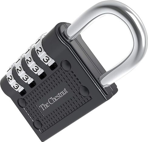 Padlocks 4 Combination - Outdoor Weatherproof Combination Padlock - Keyless Resettable Combo - for Luggage, Travel, Door, School, Gym, Sports, Toolbox, Case, Employee Lockers, Hasp in Saudi Arabia