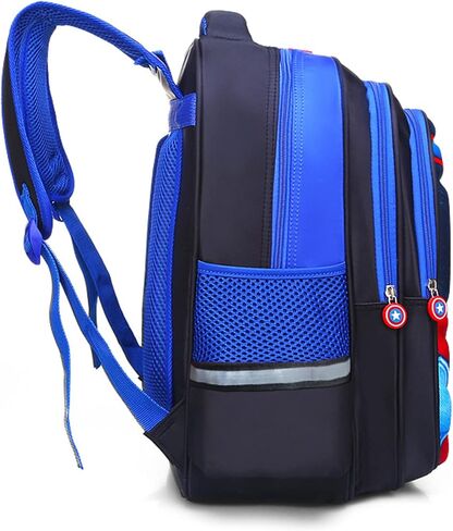 Boys Backpack Lightweight, Durable Kid Schoolbag cool Child School Book Bag for Daily Use and Travel （blue） in Saudi Arabia