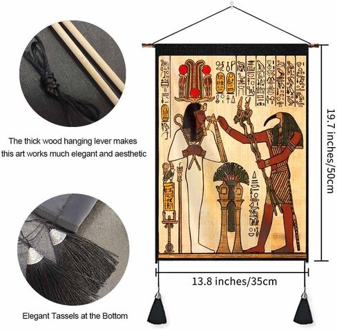 KIKIDOR Black white Sun Moon Pack of 2 Tapestry Trippy Moon Starry sky Modern Art Wall Hanging Vertical Medieval European Mystery Tassel Wall Tapestry for Bedroom Dorm Living Room Decor 19.7x13.8inch in Saudi Arabia