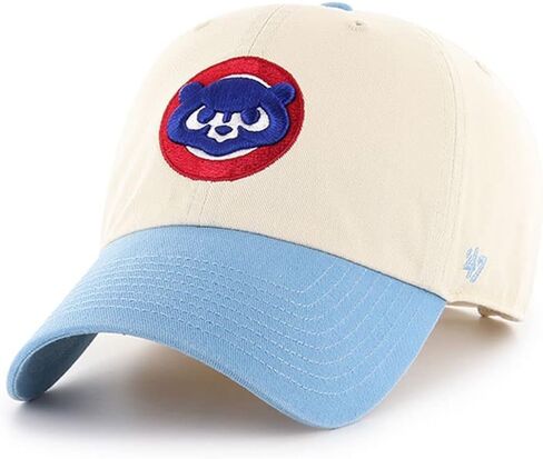 قبعة '47 Chicago Cubs، قبعة تنظيف قابلة للتعديل بلونين باللون البيج (مقاس واحد) in Kuwait