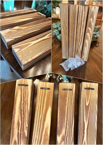 Wall Decor kitchen Wall Decor, UKRNLE Wood Vase 4 Pack for Bathroom Decor Dried Flower Vases Decorative Modern Home Decor, Kitchen Wall Decor Wall Planter Wall Vase Small Vases for Flowers Rattan Vase in Saudi Arabia
