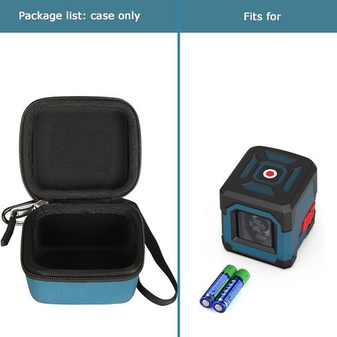 حقيبة تخزين صلبة متوافقة مع RockSeed 50 Feet Cross Line Laser Level/GearLight 2 Pack LED Head Lamp (الجراب فقط) in Saudi Arabia