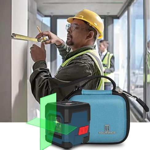 حقيبة تخزين صلبة متوافقة مع RockSeed 50 Feet Cross Line Laser Level/GearLight 2 Pack LED Head Lamp (الجراب فقط) in Saudi Arabia