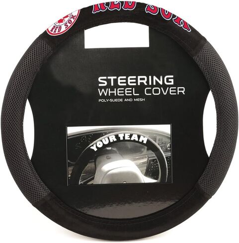 Fremont Die MLB Unisex-Adult Poly-Suede Steering Wheel Cover in Saudi Arabia