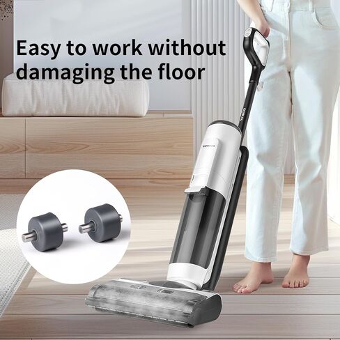 قطعتان من عجلات المكنسة البديلة المتوافقة مع المكانس الكهربائية اللاسلكية Tineco Floor ONE S5/Floor One S5 Pro، Floor ONE S7 Pro، قطعتين بديلتين للعجلات الأمامية in Kuwait