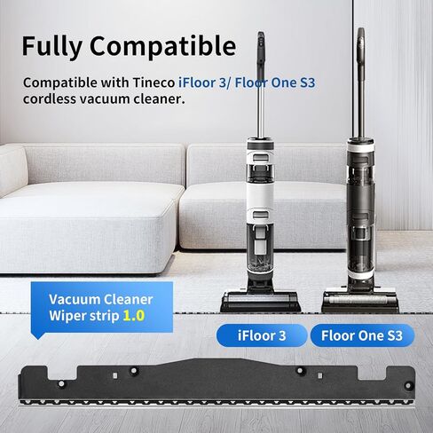 قطعتان من عجلات المكنسة البديلة المتوافقة مع المكانس الكهربائية اللاسلكية Tineco Floor ONE S5/Floor One S5 Pro، Floor ONE S7 Pro، قطعتين بديلتين للعجلات الأمامية in Kuwait