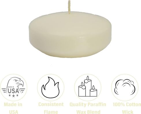 CandleNScent Unscented Floating Candles | 3 Inch - Fits in 3 Inch Vase and Above | Black | Floats On Water | Pack of 3 in Saudi Arabia