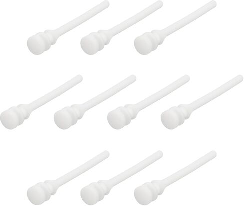 MECCANIXITY 20PCS Fan Shock Absorbing Rubber Nail, Short Style Computer Hardware Cooling Fan Screws Anti Noise Shockproof Silicone Rubber Cooler for PC, White in Saudi Arabia