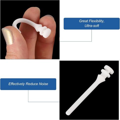 MECCANIXITY 20PCS Fan Shock Absorbing Rubber Nail, Short Style Computer Hardware Cooling Fan Screws Anti Noise Shockproof Silicone Rubber Cooler for PC, White in Saudi Arabia