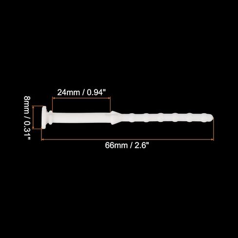 MECCANIXITY 20PCS Fan Shock Absorbing Rubber Nail, Short Style Computer Hardware Cooling Fan Screws Anti Noise Shockproof Silicone Rubber Cooler for PC, White in Saudi Arabia