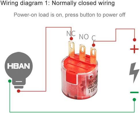 Metal Emergency Stop Button Switch, 16MM 5A 5-250VAC 6-Feet Emergency Stop Power-Off Round Self-Locking Waterproof Mushroom Cap Switch with 2 NO & 2 NC in Saudi Arabia