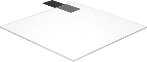 Falken Design CL-DP95-1-8/2424 Acrylic Clear Both Sides Matte Sheet, 24" Width, 24" Length, 1/8" Thick in Kuwait