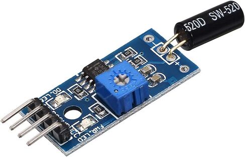 uxcell® Angle Sensor Module SW-520D Ball Switch Tilt Sensor Module for Arduino in Saudi Arabia