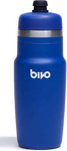 Bivo One 21oz Non Insulated Stainless Steel Bike Water Bottle - Lightweight for Cycling, Travel, Kids - No Plastic Taste, Fits Most Cages, Dishwasher Safe - (Raw) in Saudi Arabia