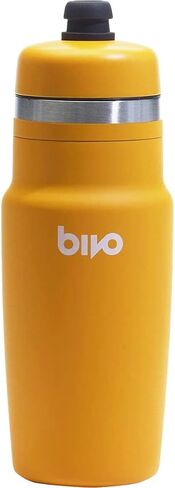 Bivo One 21oz Non Insulated Stainless Steel Bike Water Bottle - Lightweight for Cycling, Travel, Kids - No Plastic Taste, Fits Most Cages, Dishwasher Safe - (Raw) in Saudi Arabia