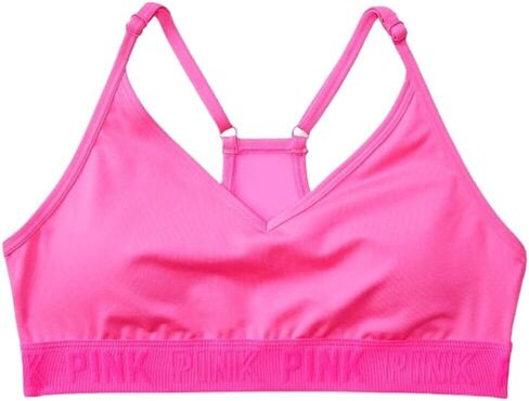 حمالة صدر Victoria's Secret Pink Ultimate Sports مبطنة بشكل خفيف باللون الوردي الجديد in Saudi Arabia