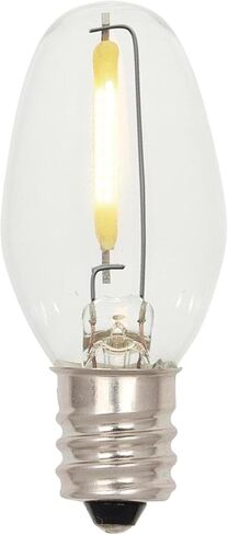 Westinghouse 5284000 0.4 Watt (4 Watt Equivalent) C7 Clear Filament LED Light Bulb, Candelabra Base, 2 Pack in Saudi Arabia