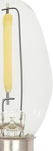 Westinghouse 5284000 0.4 Watt (4 Watt Equivalent) C7 Clear Filament LED Light Bulb, Candelabra Base, 2 Pack in Saudi Arabia