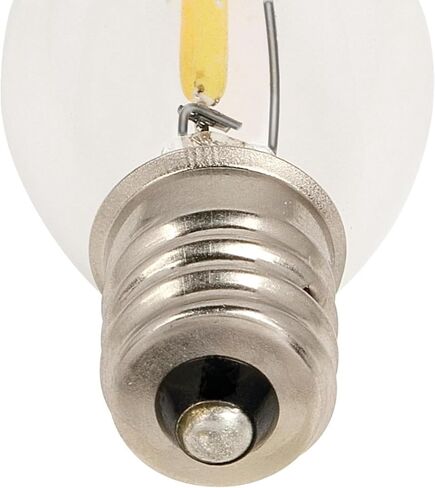Westinghouse 5284000 0.4 Watt (4 Watt Equivalent) C7 Clear Filament LED Light Bulb, Candelabra Base, 2 Pack in Saudi Arabia