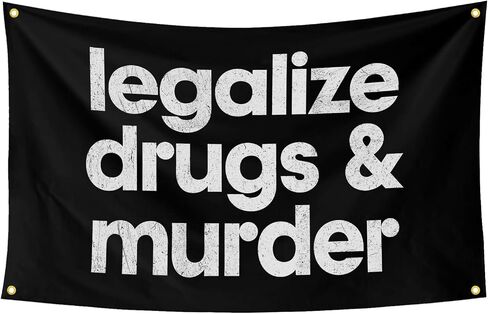 YDLRTY Legalize Drugs And Murder 3x5ft Tapestry For College Dorm, Bedroom And Living Room, Funny Tapestries Hanging For Home Decor Men in Saudi Arabia