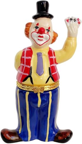 مجوهرات حلية صندوق مهرج الشكل الحلي تحصيل المجوهرات متمحور حلية صناديق المنزل الجدول سطح المكتب ديكور عيد الميلاد عطلة عيد الهالوين الديكور هدايا عيد الميلاد عطلة ديكور المنزل in Kuwait