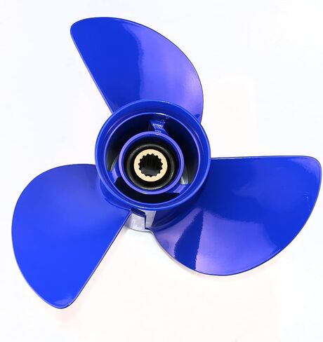 Boatman 13 1/4x17 Aluminum/Stainless Steel Outboard Propeller fit Mercury Engine 40/50/70/75/80/90/100/115/125/140 HP,15 Spline Tooth,RH in Saudi Arabia