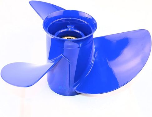 Boatman 13 1/4x17 Aluminum/Stainless Steel Outboard Propeller fit Mercury Engine 40/50/70/75/80/90/100/115/125/140 HP,15 Spline Tooth,RH in Saudi Arabia
