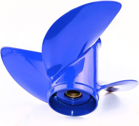 Boatman 13 1/4x17 Aluminum/Stainless Steel Outboard Propeller fit Mercury Engine 40/50/70/75/80/90/100/115/125/140 HP,15 Spline Tooth,RH in Saudi Arabia