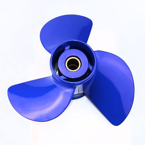 Boatman 13 1/4x17 Aluminum/Stainless Steel Outboard Propeller fit Mercury Engine 40/50/70/75/80/90/100/115/125/140 HP,15 Spline Tooth,RH in Saudi Arabia