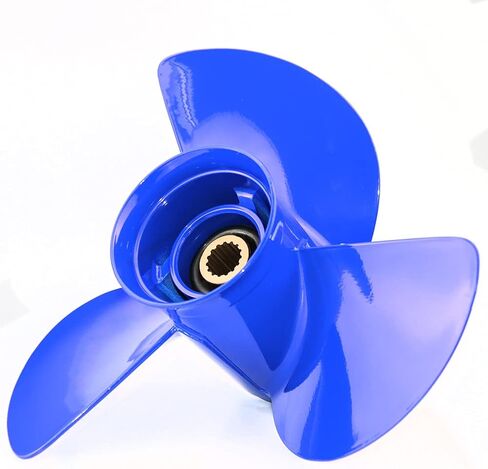 Boatman 13 1/4x17 Aluminum/Stainless Steel Outboard Propeller fit Mercury Engine 40/50/70/75/80/90/100/115/125/140 HP,15 Spline Tooth,RH in Saudi Arabia