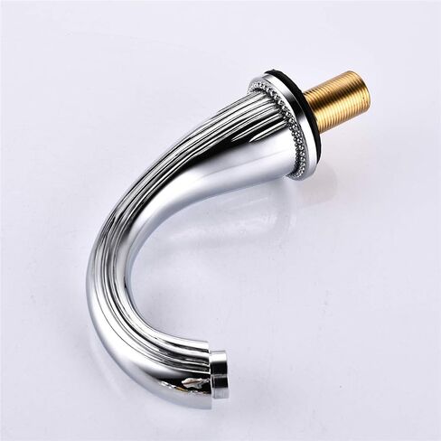 Bathroom Sink Faucet 3 Hole Deck Mounted Widespread Brass Bathroom Faucet Crystal Handle Mixer Tap,Chrome in Saudi Arabia