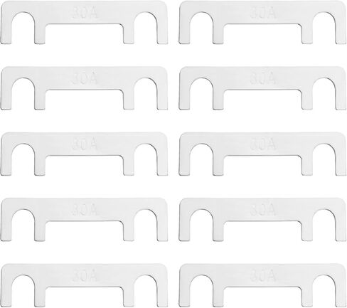 eMagTech Pack of 20 Blade Fuse Strips Car Flat Fuse Strip Automotive Flat Fuse Blades Accessories for Car Electrical Device, 30A/DC 32V in Saudi Arabia