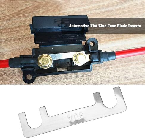 eMagTech Pack of 20 Blade Fuse Strips Car Flat Fuse Strip Automotive Flat Fuse Blades Accessories for Car Electrical Device, 30A/DC 32V in Saudi Arabia